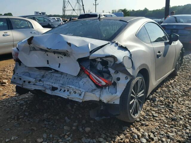JF1ZNAA19F9703614 - 2015 TOYOTA SCION FR-S GRAY photo 4