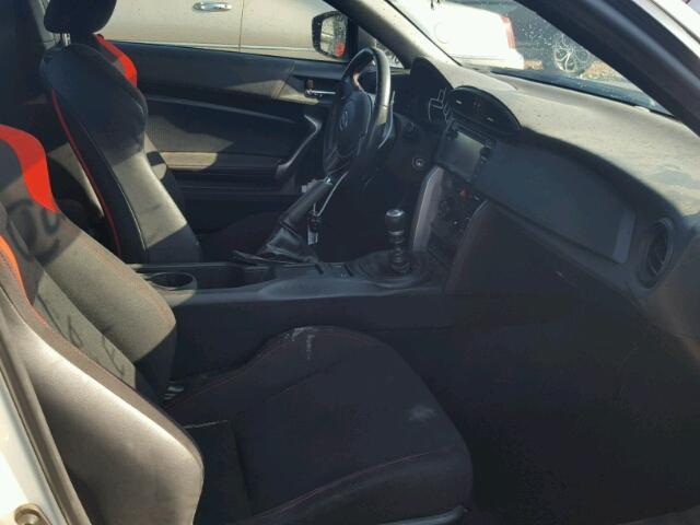 JF1ZNAA19F9703614 - 2015 TOYOTA SCION FR-S GRAY photo 5
