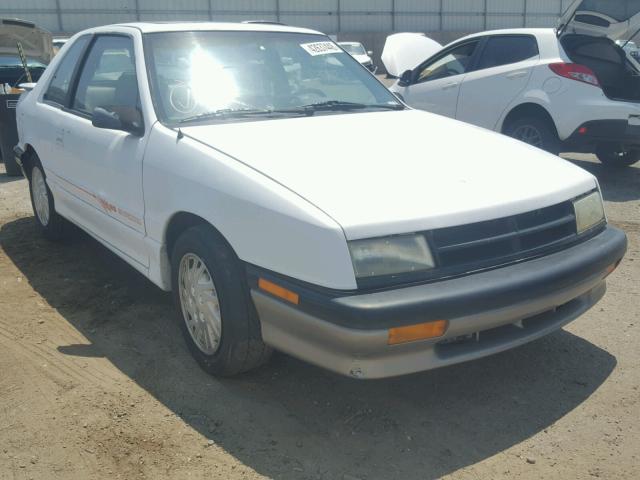 1B3AP6430RN118719 - 1994 DODGE SHADOW ES WHITE photo 1