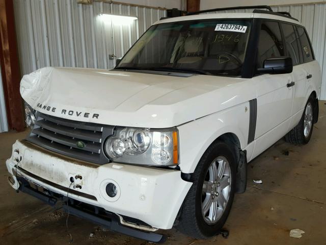 SALME15418A291546 - 2008 LAND ROVER RANGE ROVE WHITE photo 2