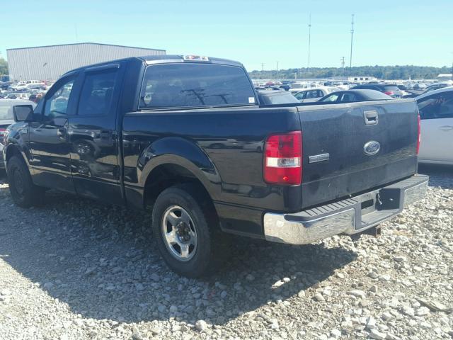 1FTPW12585KE68873 - 2005 FORD F150 BLACK photo 3