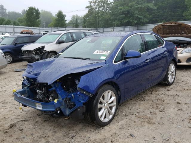 1G4PT5SV0E4119433 - 2014 BUICK VERANO PRE BLUE photo 2