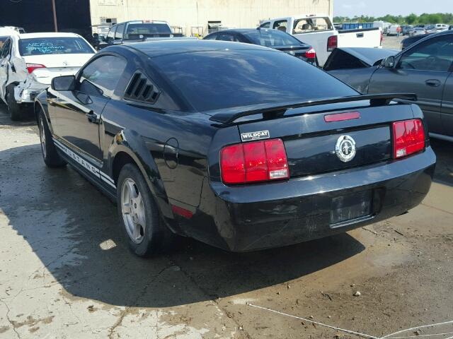 1ZVFT80N355143463 - 2005 FORD MUSTANG BLACK photo 3