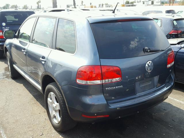 WVGZE77L57D002438 - 2007 VOLKSWAGEN TOUAREG V6 BLUE photo 3