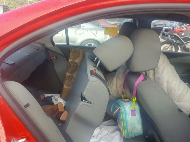 1G1JC5SH8D4112239 - 2013 CHEVROLET SONIC LT 红色 照片 6