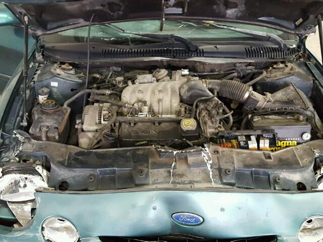 1FALP52U7VA149986 - 1997 FORD TAURUS GL GREEN photo 7