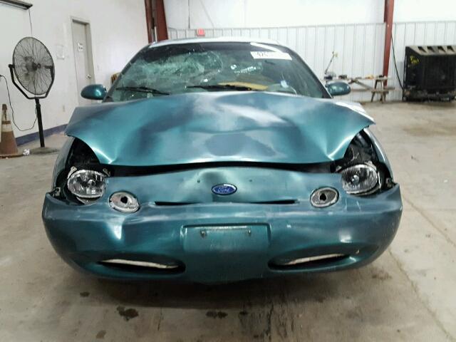 1FALP52U7VA149986 - 1997 FORD TAURUS GL GREEN photo 9