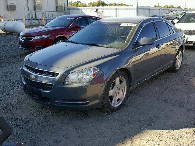 1G1ZJ577494191747 - 2009 CHEVROLET MALIBU 2LT CHARCOAL photo 2