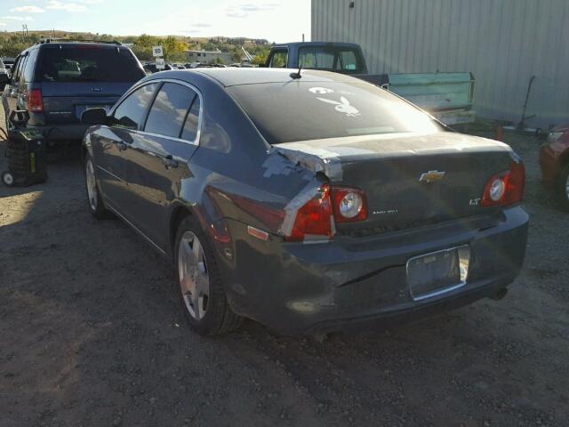 1G1ZJ577494191747 - 2009 CHEVROLET MALIBU 2LT CHARCOAL photo 3