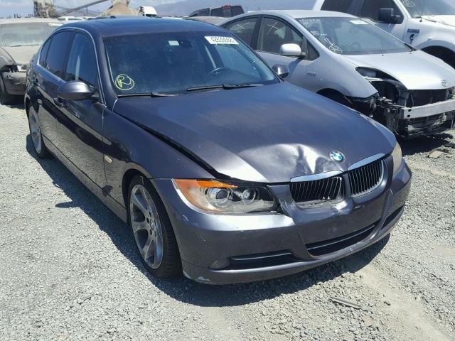 WBAVB73567VF53782 - 2007 BMW 335 I GRAY photo 1