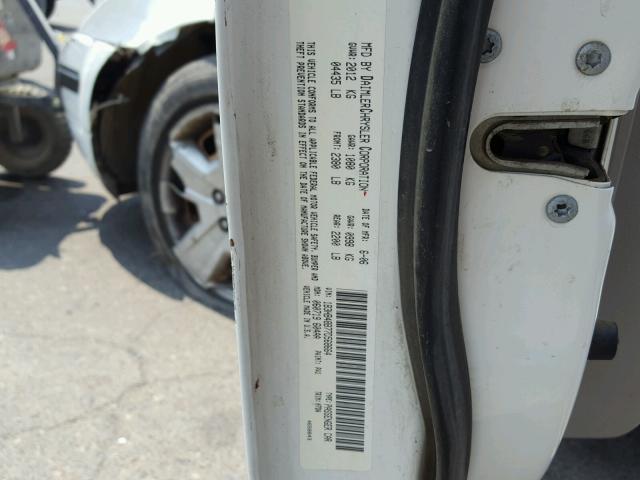 1B3HB48B77D568664 - 2007 DODGE CALIBER SX WHITE photo 10