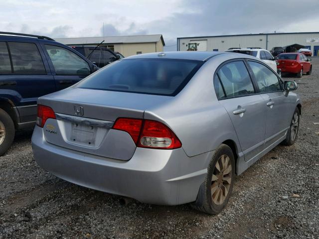1HGFA16999L001504 - 2009 HONDA CIVIC EXL 银色 照片 4