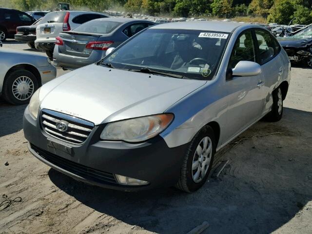 KMHDU46D68U370229 - 2008 HYUNDAI ELANTRA GL GRAY photo 2