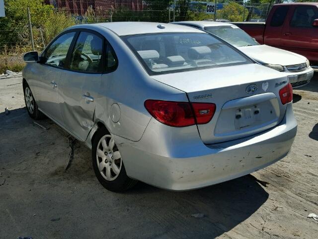 KMHDU46D68U370229 - 2008 HYUNDAI ELANTRA GL GRAY photo 3