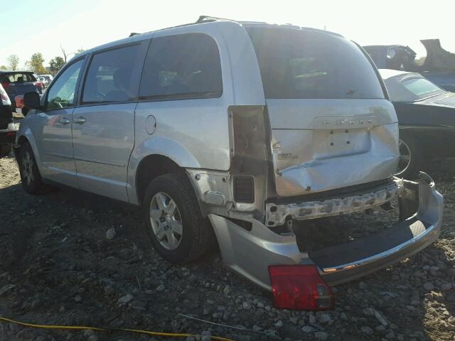 2C4RDGBGXCR230444 - 2012 DODGE GRAND CARA SILVER photo 3