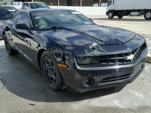 2G1FC1E34C9126746 - 2012 CHEVROLET CAMARO LT BLACK photo 1