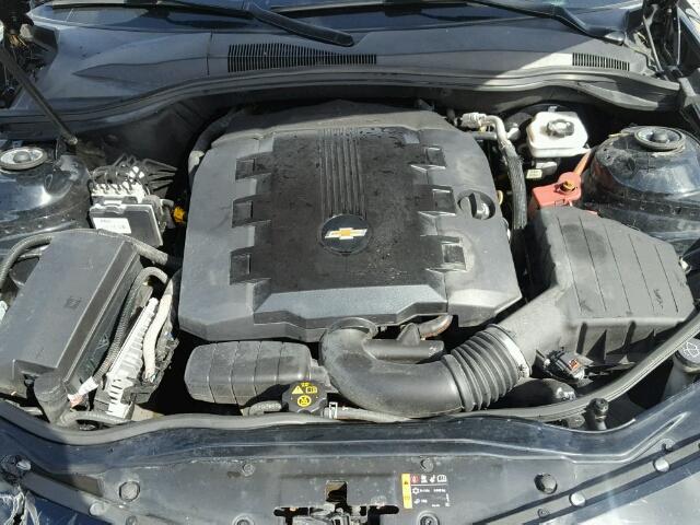 2G1FC1E34C9126746 - 2012 CHEVROLET CAMARO LT BLACK photo 7