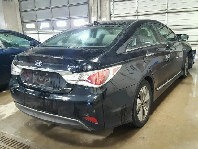 KMHEC4A43DA089533 - 2013 HYUNDAI SONATA HYB BLACK photo 4