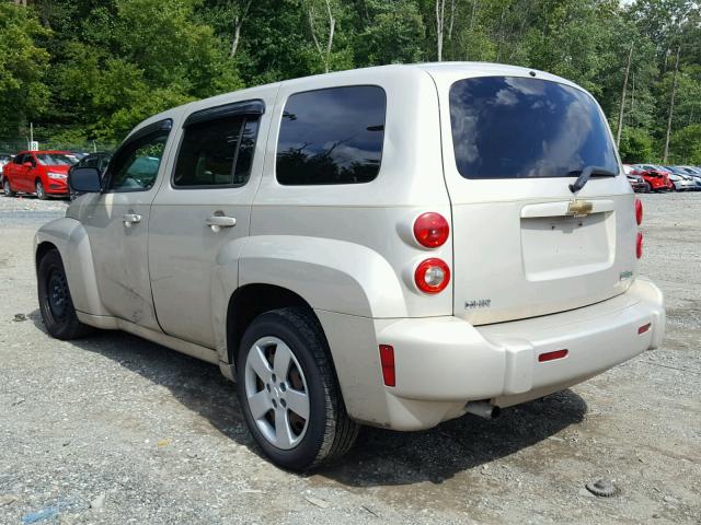 3GNCA13B39S577972 - 2009 CHEVROLET HHR LS GOLD photo 3