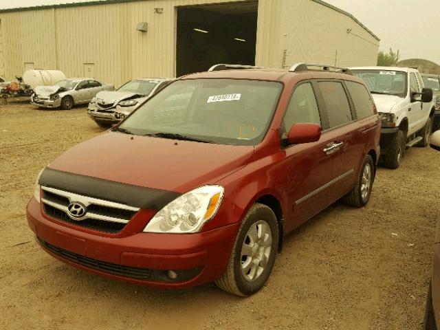 KNDMC233176040993 - 2007 HYUNDAI ENTOURAGE RED photo 2