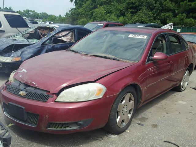 2G1WD58C469415940 - 2006 CHEVROLET IMPALA SUP 勃艮第红 照片 2
