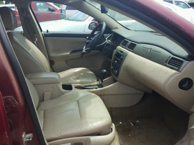 2G1WD58C469415940 - 2006 CHEVROLET IMPALA SUP 勃艮第红 照片 5