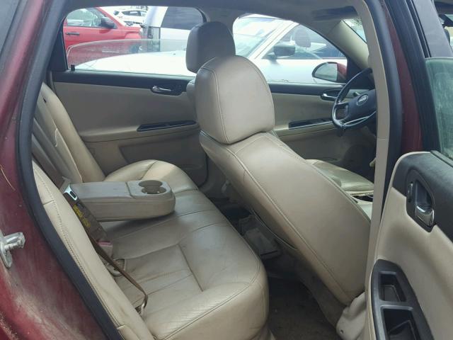 2G1WD58C469415940 - 2006 CHEVROLET IMPALA SUP 勃艮第红 照片 6