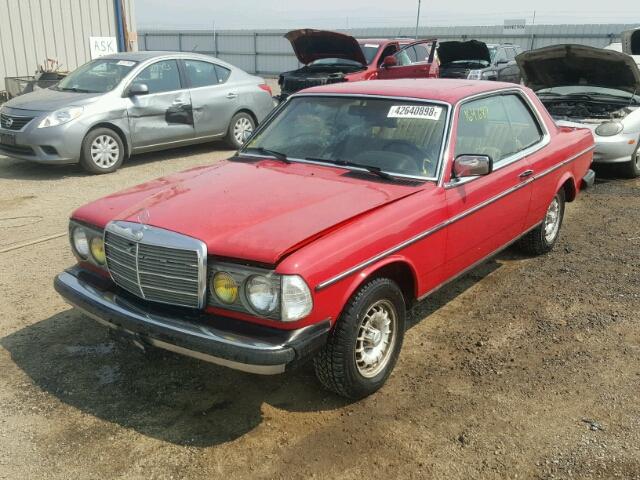 WDBAB53A7DB003910 - 1983 MERCEDES-BENZ 300 CDT RED photo 2