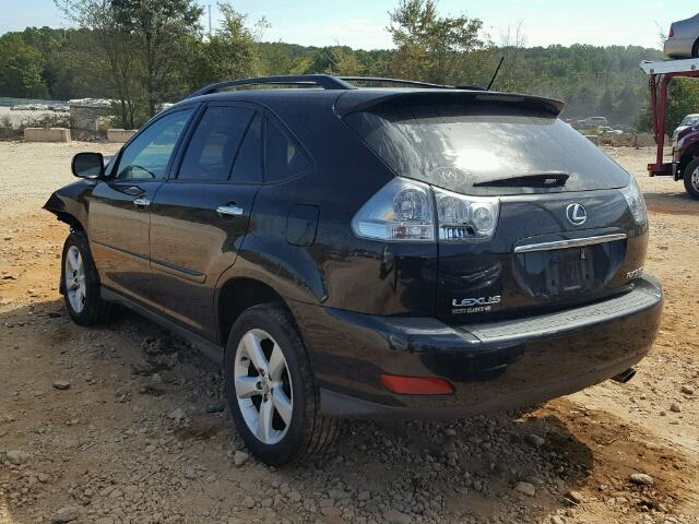 2T2HK31U58C063995 - 2008 LEXUS RX 350 BLACK photo 3