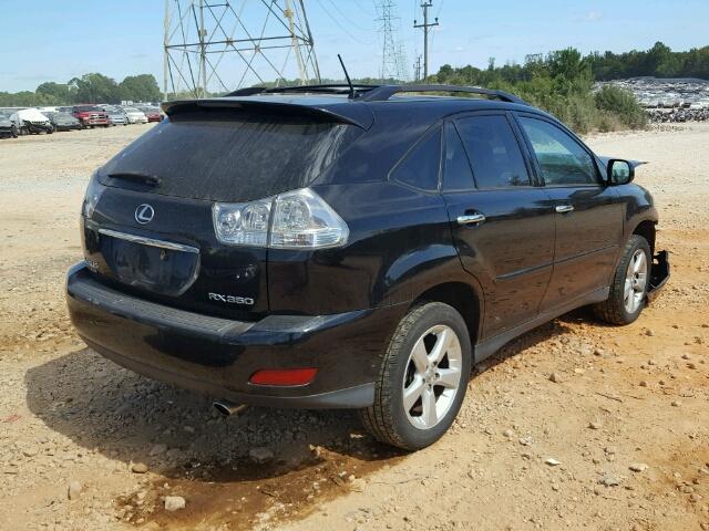 2T2HK31U58C063995 - 2008 LEXUS RX 350 BLACK photo 4