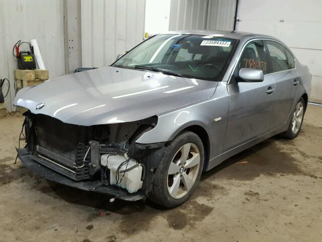 WBANF73547CC34946 - 2007 BMW 530 SILVER photo 2