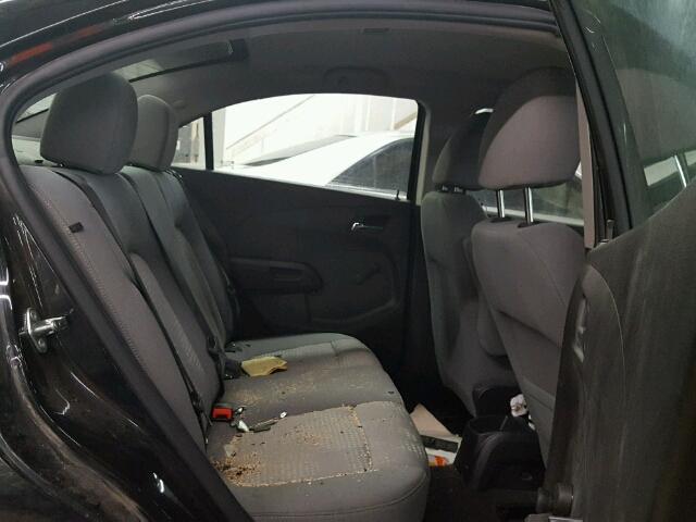 1G1JB5SH4E4130712 - 2014 CHEVROLET SONIC LS შავი ფოტო 6