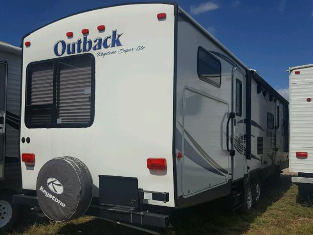 4YDT31228EB450884 - 2014 KEYSTONE OUTBACK WHITE photo 4
