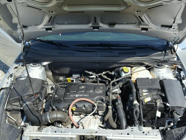 1G1PC5SB0E7425727 - 2014 CHEVROLET CRUZE LT SILVER photo 7