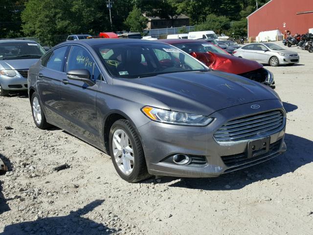 3FA6P0HR5DR187109 - 2013 FORD FUSION SE GRAY photo 1