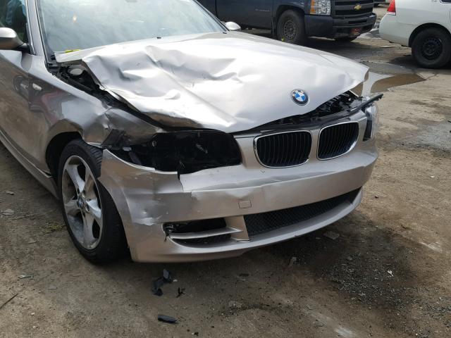 WBAUP93539VF48289 - 2009 BMW 128 I TAN photo 9