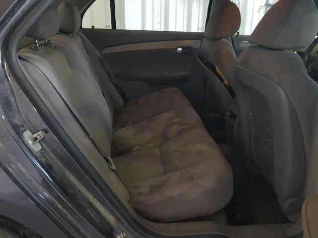 1G1ZA5E05AF217075 - 2010 CHEVROLET MALIBU LS ყავისფერი ფოტო 6