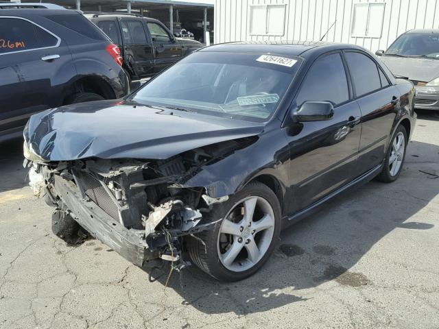 1YVHP80C685M36724 - 2008 MAZDA 6 I BLACK photo 2