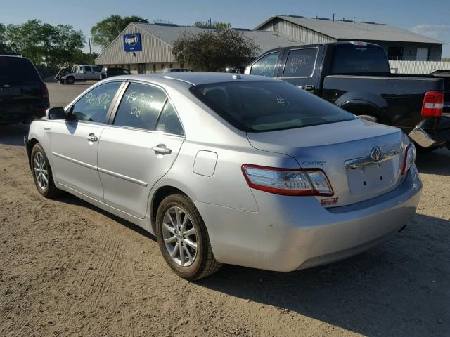 4T1BB3EK8BU135829 - 2011 TOYOTA CAMRY HYBR SILVER photo 3