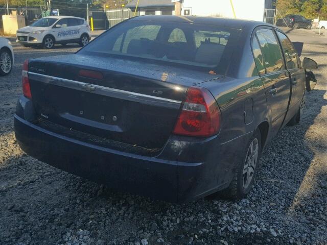 1G1ZS57F37F266511 - 2007 CHEVROLET MALIBU BLUE photo 4