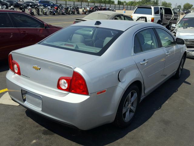 1G1ZC5E02CF131106 - 2012 CHEVROLET MALIBU 1LT ვერცხლისფერი ფოტო 4