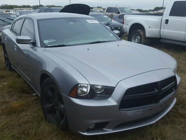 2C3CDXHG3DH597937 - 2013 DODGE CHARGER SX GRAY photo 1