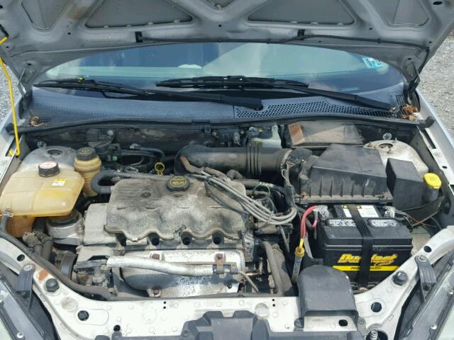 1FAFP33P03W267548 - 2003 FORD FOCUS LX SILVER photo 7