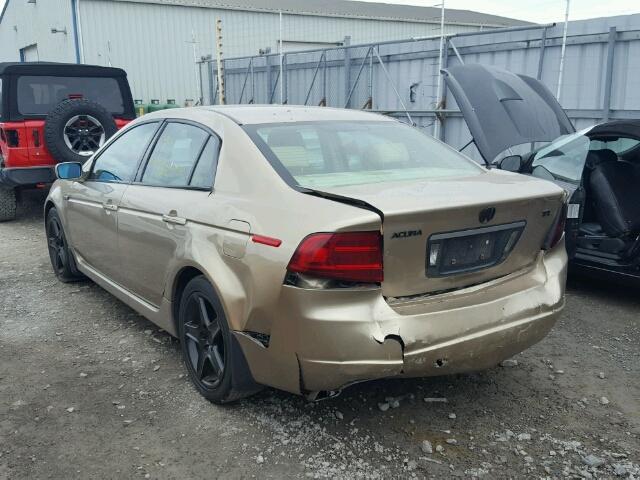 19UUA66264A800930 - 2004 ACURA TL BROWN photo 3