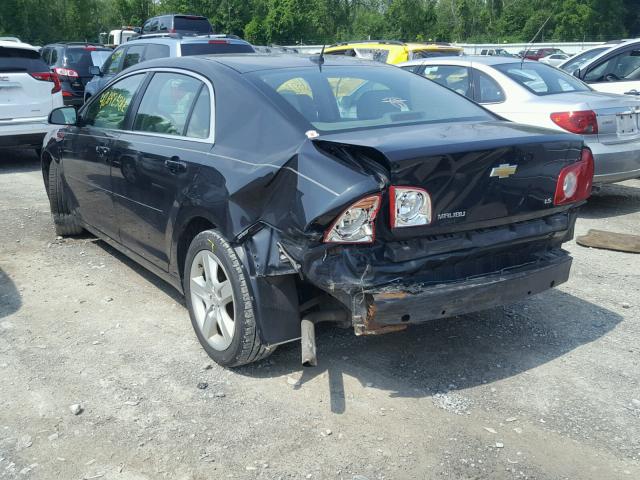 1G1ZG57B89F251195 - 2009 CHEVROLET MALIBU LS 黑色 照片 3