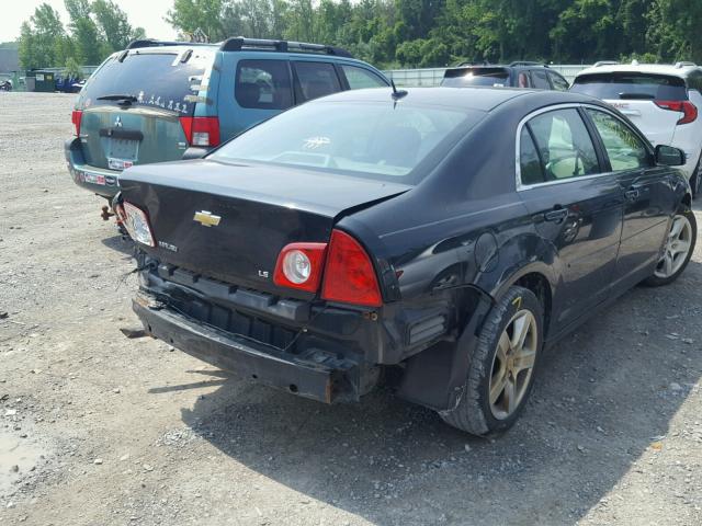 1G1ZG57B89F251195 - 2009 CHEVROLET MALIBU LS 黑色 照片 4