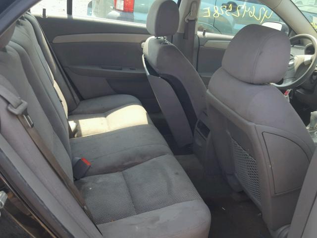 1G1ZG57B89F251195 - 2009 CHEVROLET MALIBU LS 黑色 照片 6