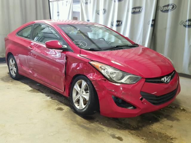 KMHDH6AE2DU012653 - 2013 HYUNDAI ELANTRA CO RED photo 1