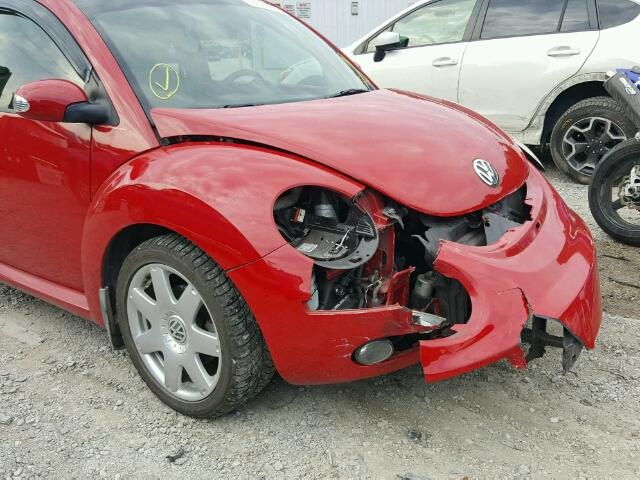 3VWSR31C06M414407 - 2006 VOLKSWAGEN NEW BEETLE 红色 照片 9