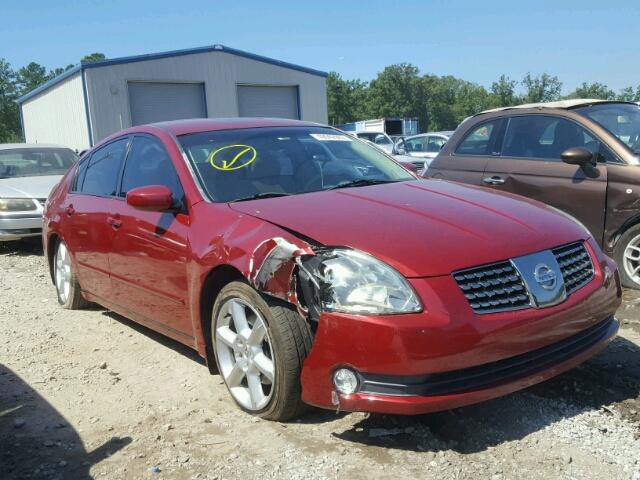 1N4BA41E36C831058 - 2006 NISSAN MAXIMA BURGUNDY photo 1